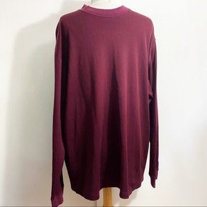 CONSENSUS rib knit crew neck pullover shirt XXLT